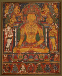 Buddha Ratnasambhava with Wealth Deities by Unbekannt Unbekannt